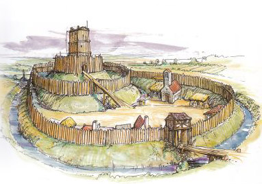 Motte & Bailey Wooden Fortification